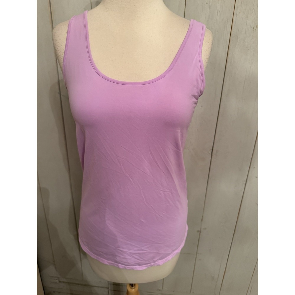 Lilly Pulitzer Luxletic Sunray UPF‎ 50+Tank Top Built In Bra Size S Purple